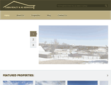 Tablet Screenshot of cabinrealtyagservices.com